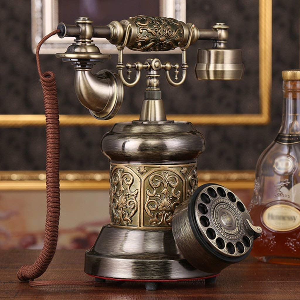 Telefono Antico Europeo Pastorale retrò Telefono Fisso per Famiglie