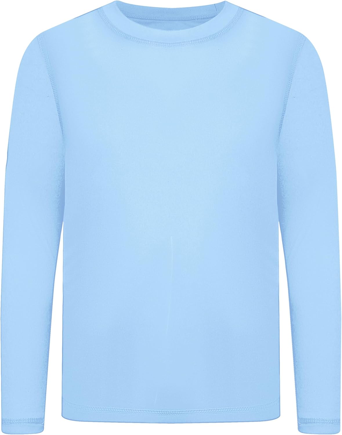 Runceptual 5T to Youth UPF 50+ Long Sleeve Rash Guard - Boys and Girls UV Protection Moisture Wicking Athletic T-Shirt