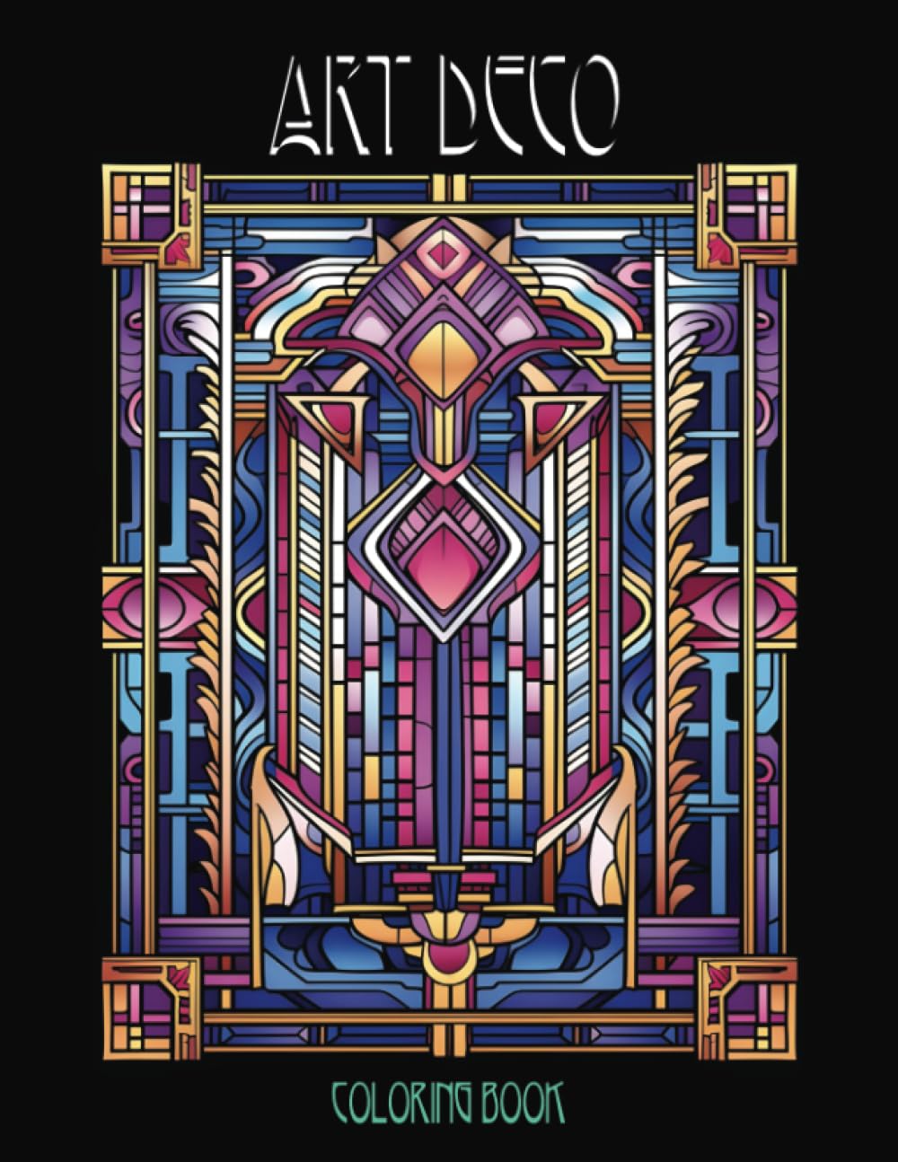 Art Deco Coloring Book: Adult Coloring Book