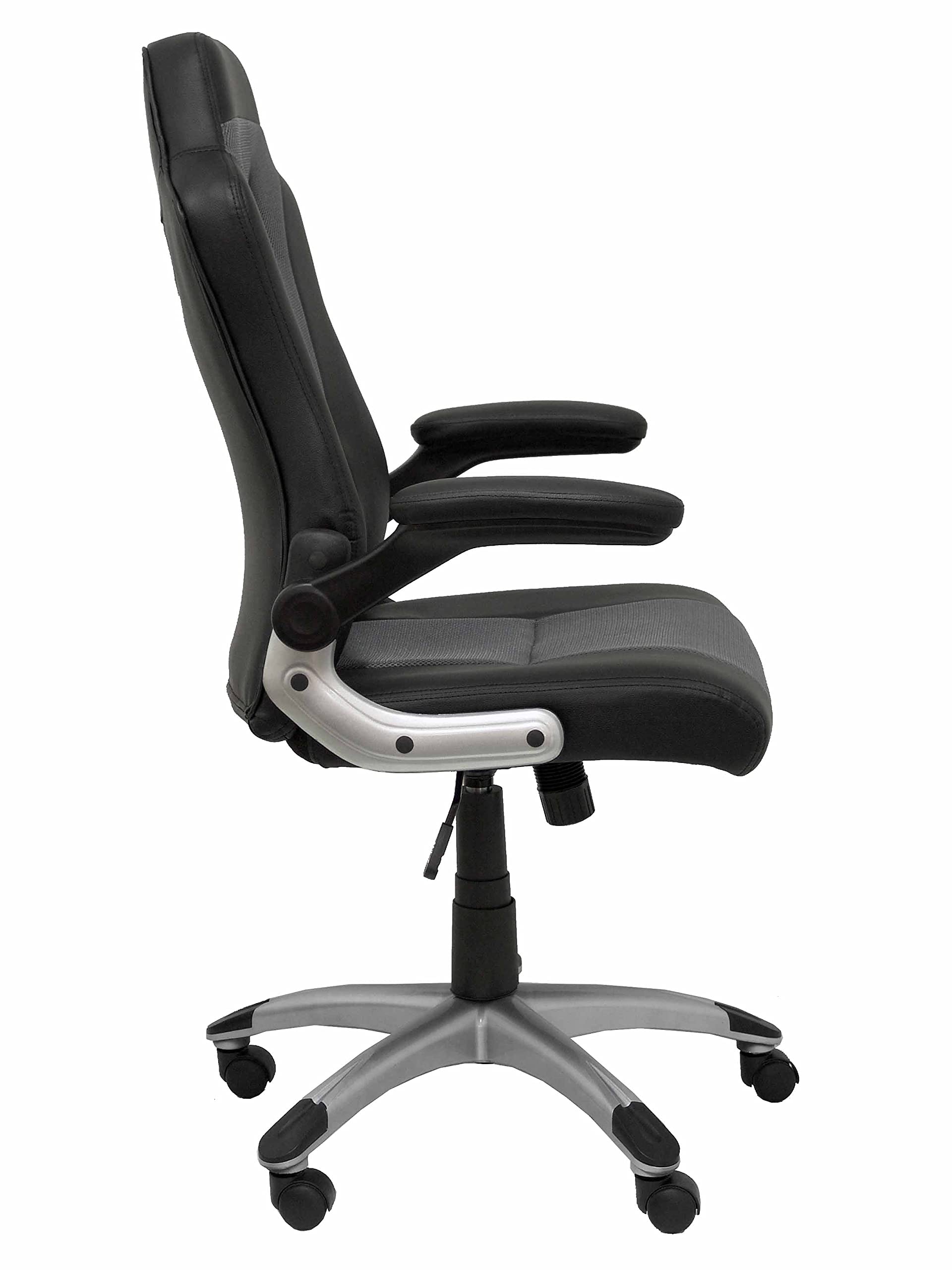 Sovica Silla Gaming Talave similpiel Negro y Gris