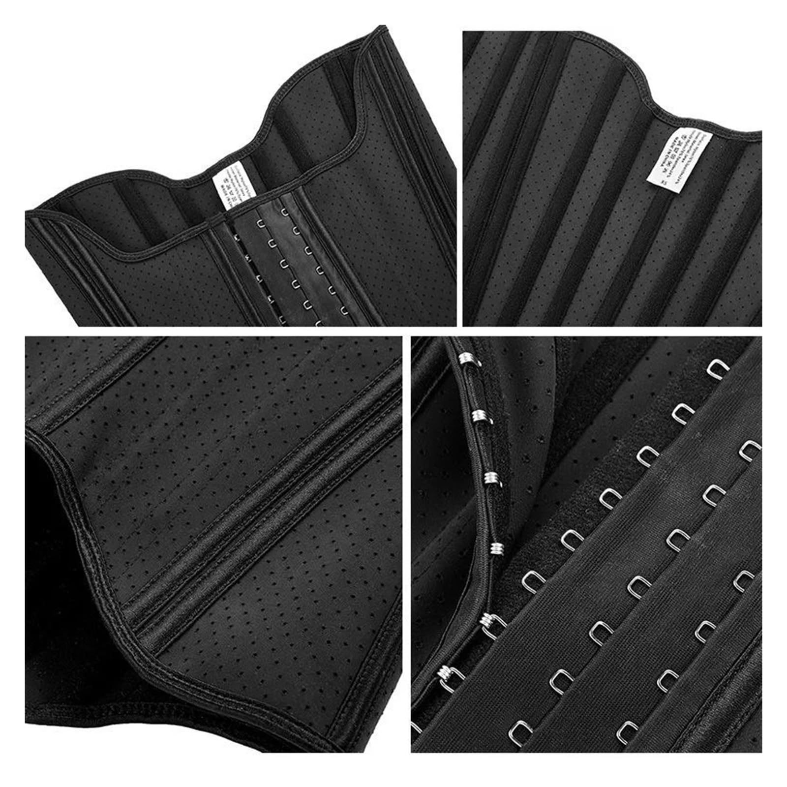 HLTYGWX Steel Bones Lateksowy gorset talii Body Gorset Shapewear Damski pas wyszczuplający w talii Wyszczuplający brzuch