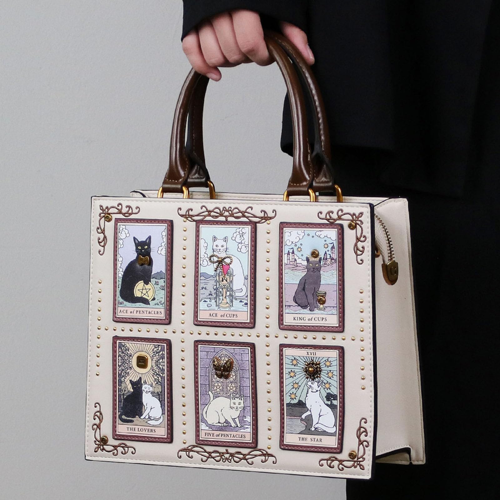 Borsa a tracolla alla moda che mostra bei disegni interni spaziosi e robusta costruzione permanente PU borsa borsa