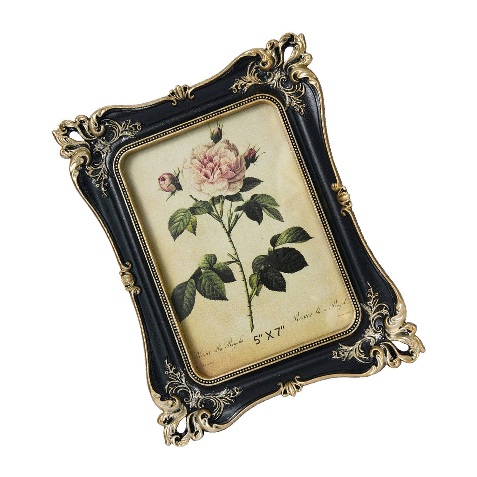 PANGBOER Retro Picture Frame Antique Ornate Photo Frame for Tabletop Wall Hanging Decorative Picture Frames for Home Photo Gallery Decorative