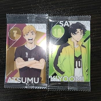 Amazon.co.jp: ハイキューウエハース3 宮侑 佐久早聖臣 : おもちゃ