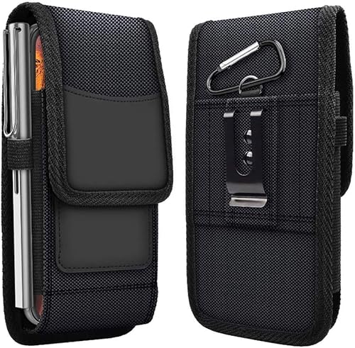 Miniatura 1 de Bolsa de teléfono para Huawei P30 lite  P40  P40 Pro  P40 Lite Funda para cinturón de cintura para hombre Funda de tela Oxford Flip Cover para Honor
