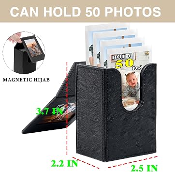 Instant Mini 12 Clear Case for Fujifilm Instax Mini 12 Instant Film Camera, Mini 12 Camera Protective Case with Mini 3 inch Film Picture Holder Case (No Camera)