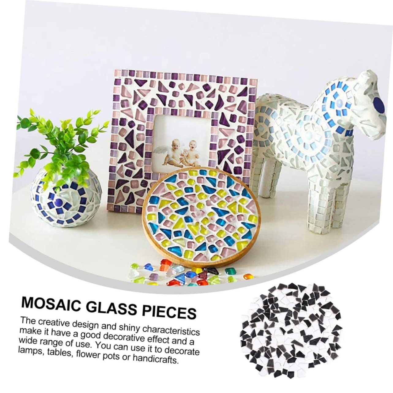 Piezas de Cerámica para Mosaicos Diy, Bolsa de 500g, Irregulares