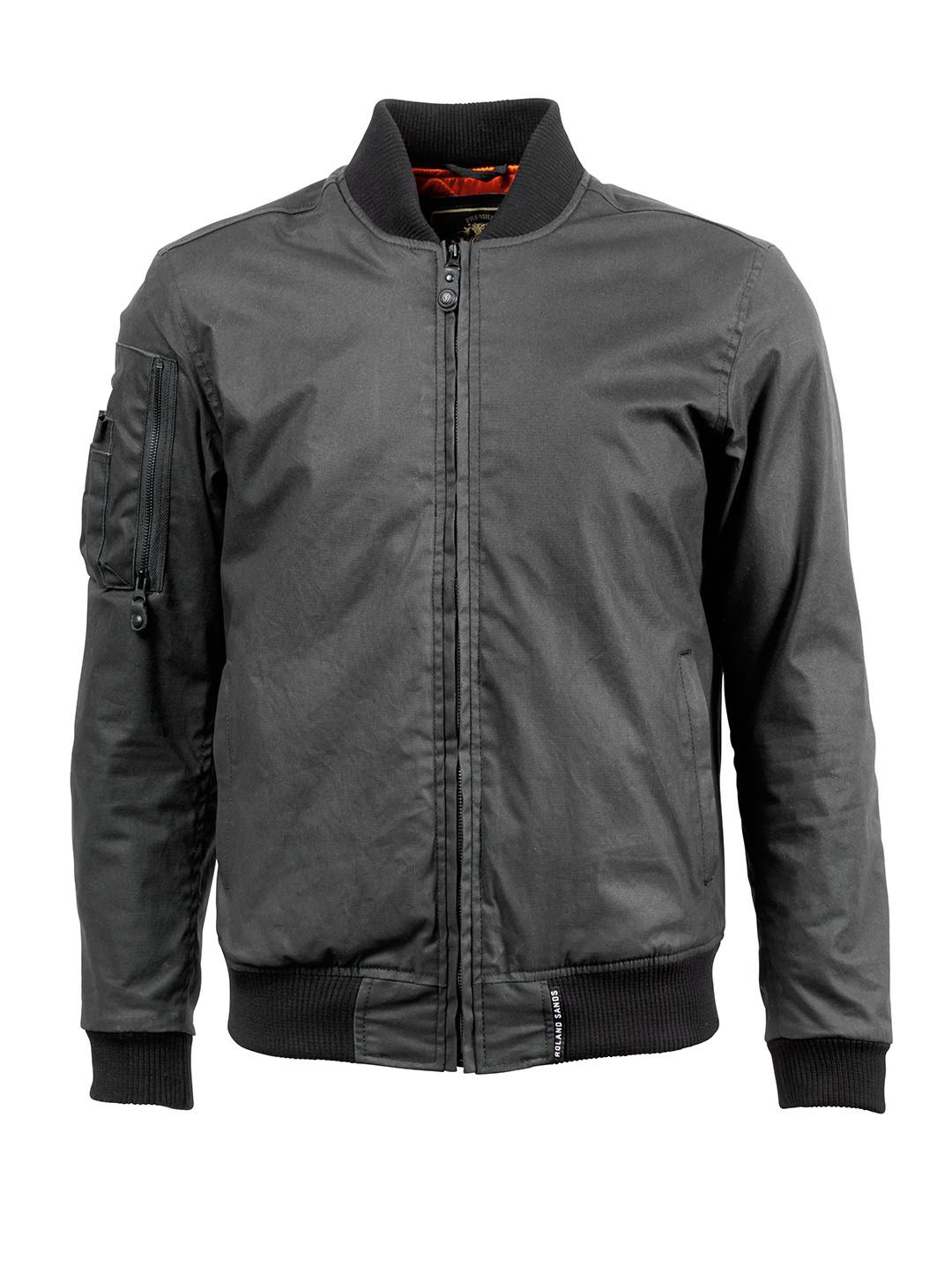 Roland Sands Design Squad Black Waxed Cotton Jacket Large (More Size Options)