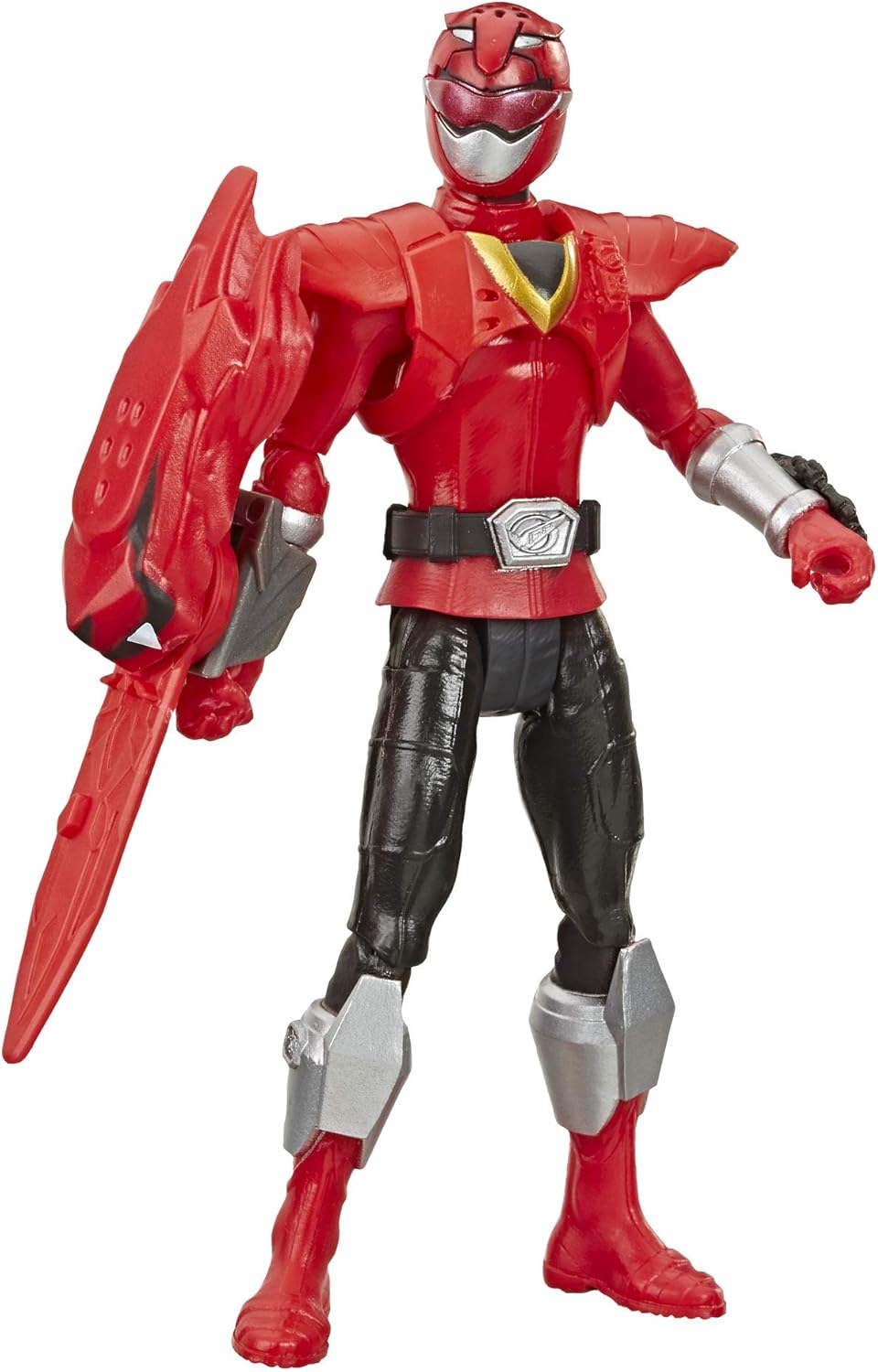 Power Rangers Beast Morphers Beast-X Red Ranger 6" Action Figure Toy Inspired by The TV Show