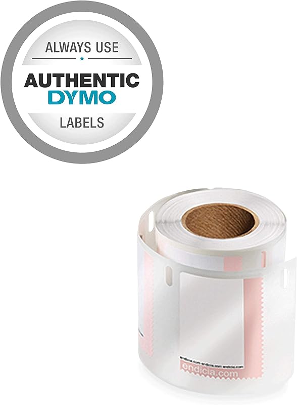 DYMO LW USPS Postage Stamp Labels for LabelWriter Label Printers, White, 1-5/8'' x 1-1/4'', 1 roll of 200 (30915)