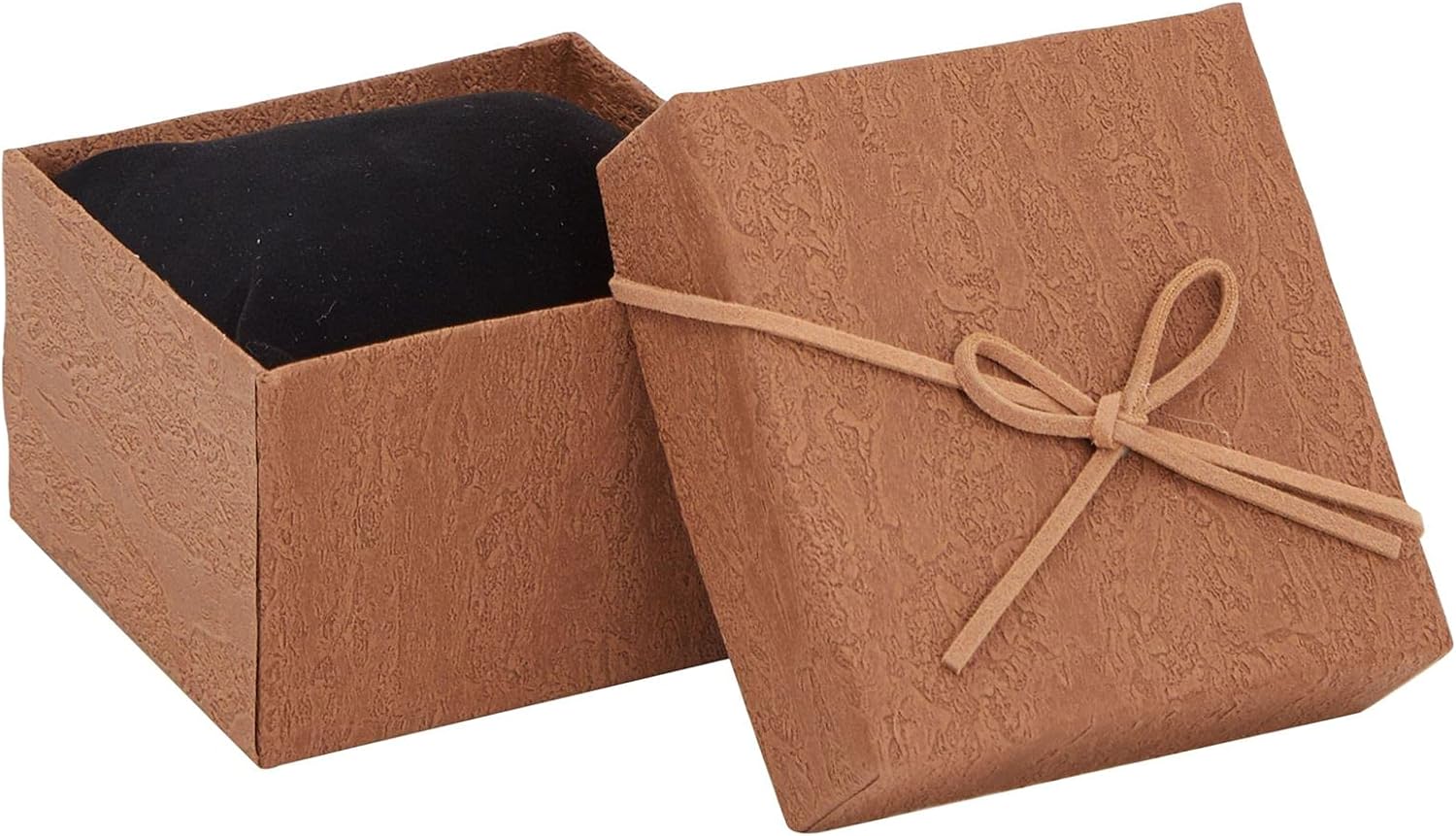 6 Pack Small Gift Boxes with Lid and Velvet Insert for Jewelry, Bracelets, Keychains (3.5 x 3.5 x 2.3 In) : Clothing, Shoes & Jewelry