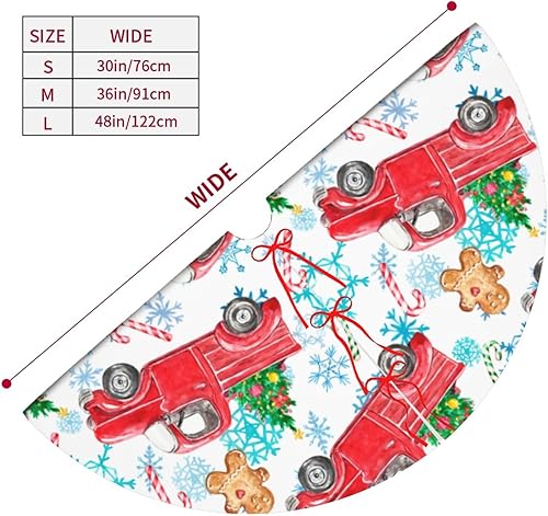 Miniatura 4 de Divertida falda de árbol de Navidad de 36 pulgadas, diseño de tortuga marina, estrella de mar y estrella de mar costera, suministros divertidos de