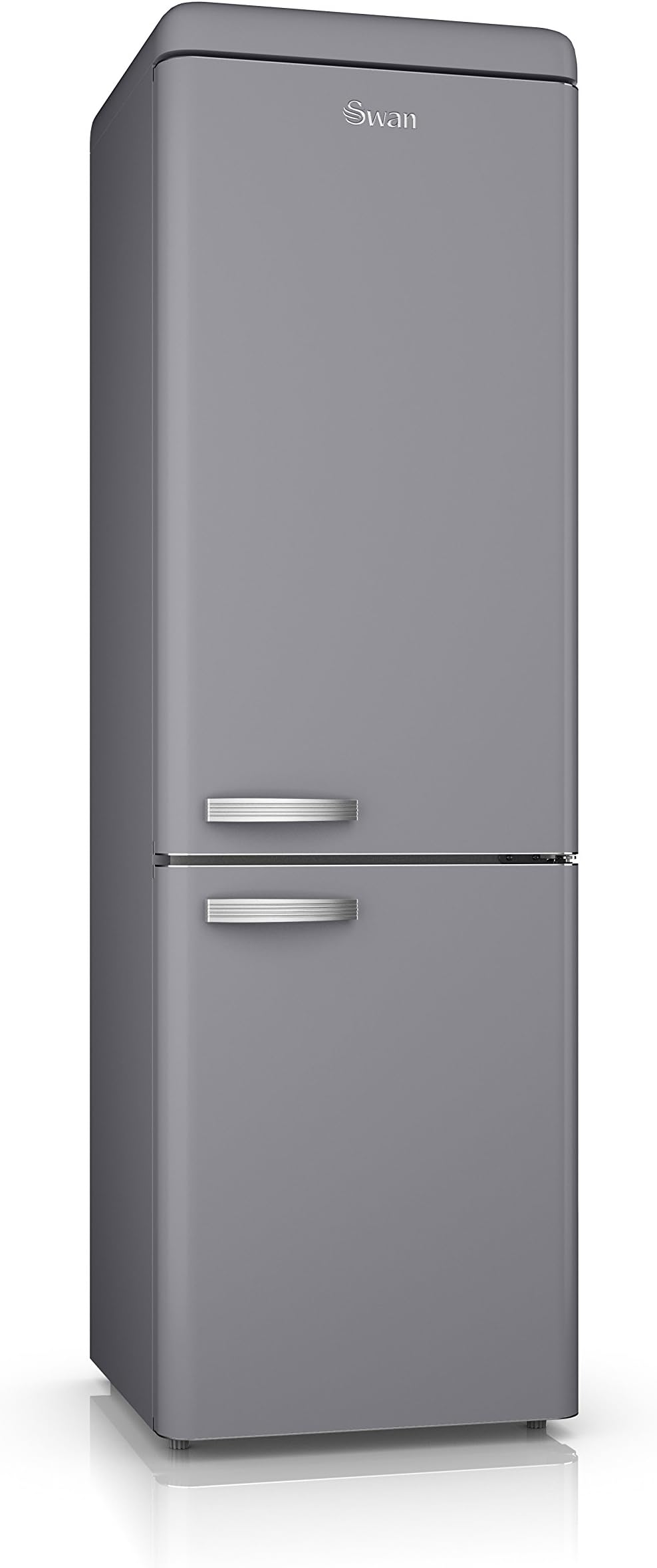 Swan SR11020FGRN, Freestanding Frost Free Fridge Freezer 70/30, A++ Rated, 315 Litre, Grey [Energy Class A++]