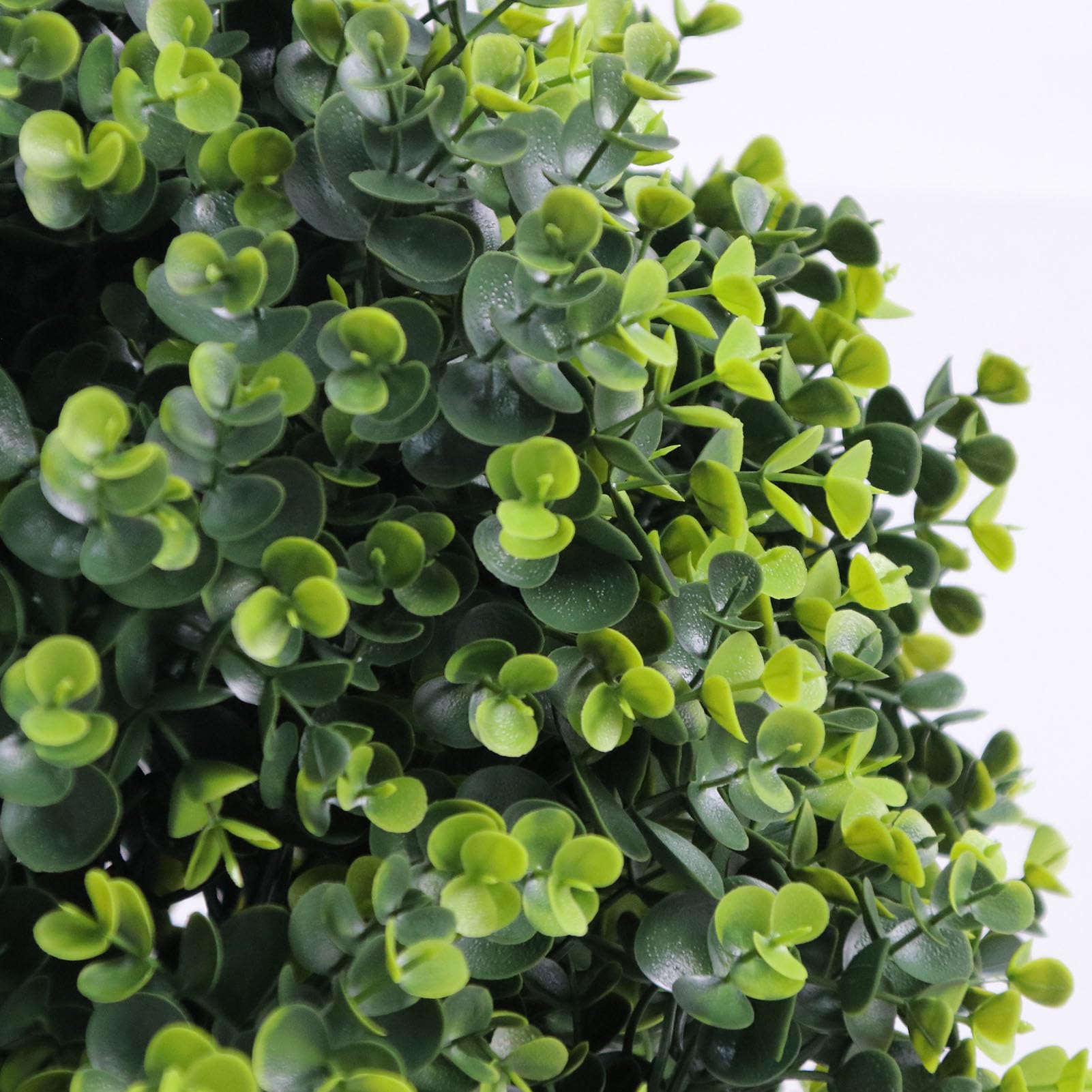 Topiky Albero Artificiale di Palla Topiaria da 17,7 Pollici, Pianta di Eucalipto Finto con Picchetto, Arbusto Verde in PE per la Decorazione del Cortile del Portico del Patio del Giardino
