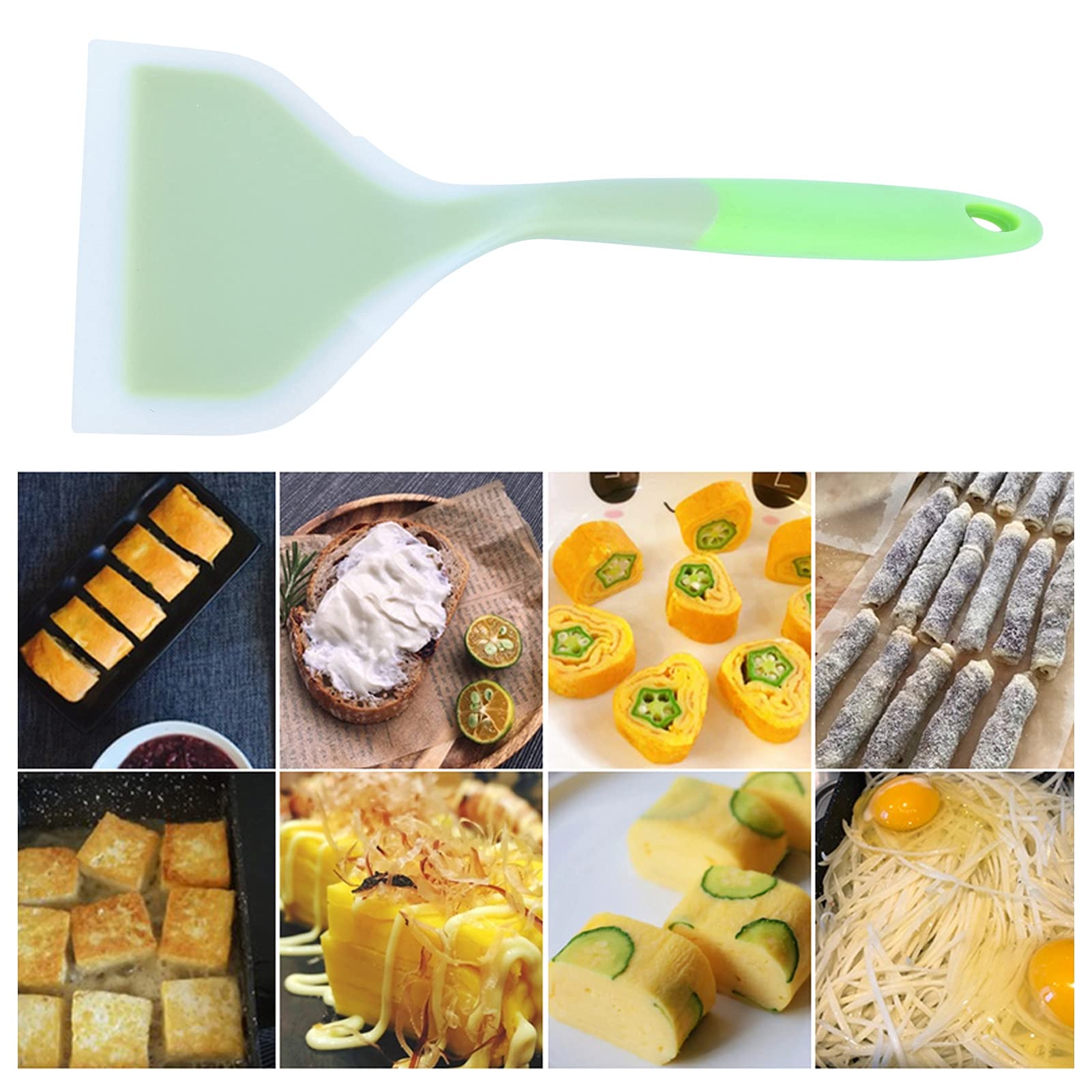 Espátula De Silicone Larga Tamagoyaki Para Panqueca Tapioca Omelete 26cm Home