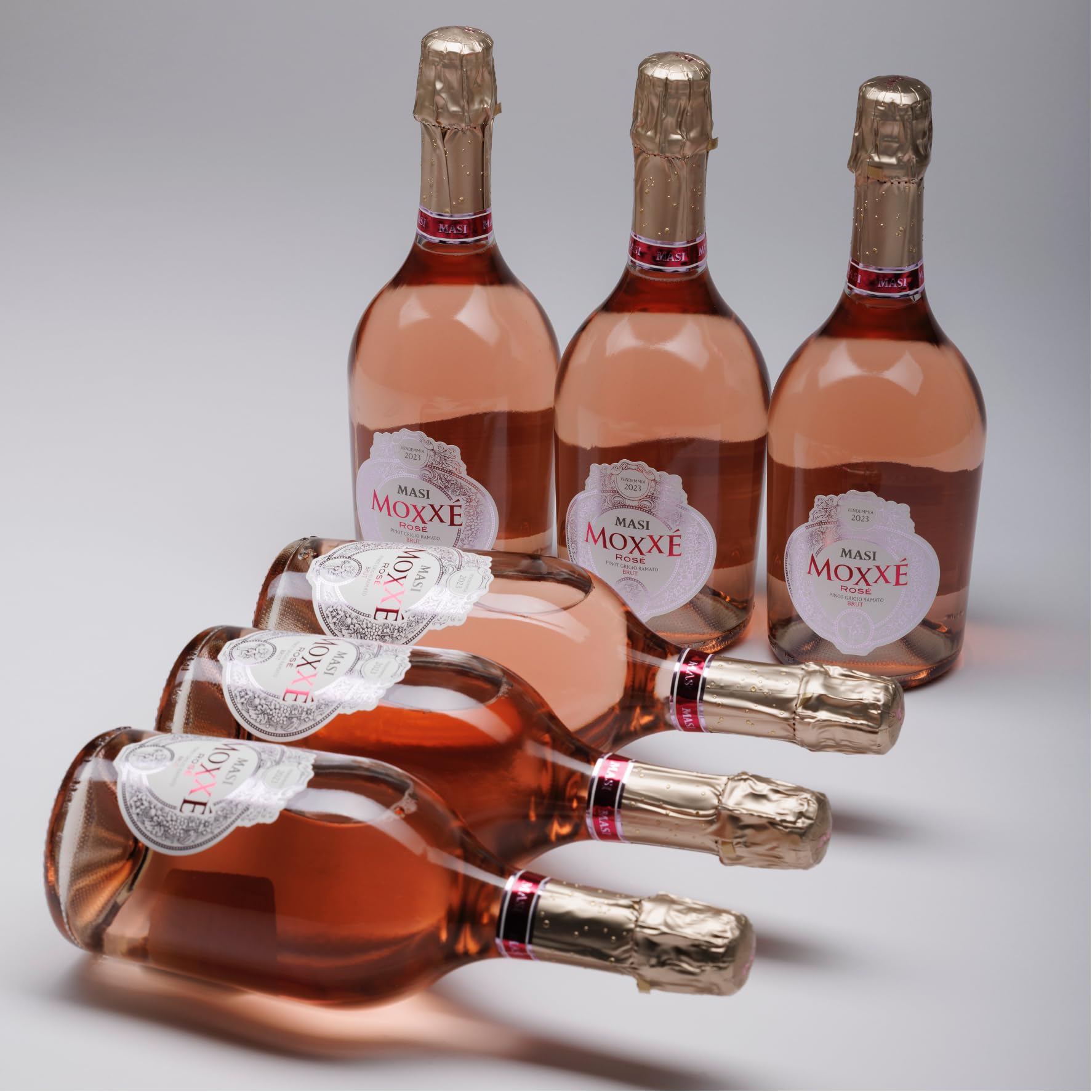 MASI "MOXXÉ ROSÉ" | Pinot Grigio Ramato Spumante Brut | 6x750 ml | Appassimento Expertise | 6 Flaschen