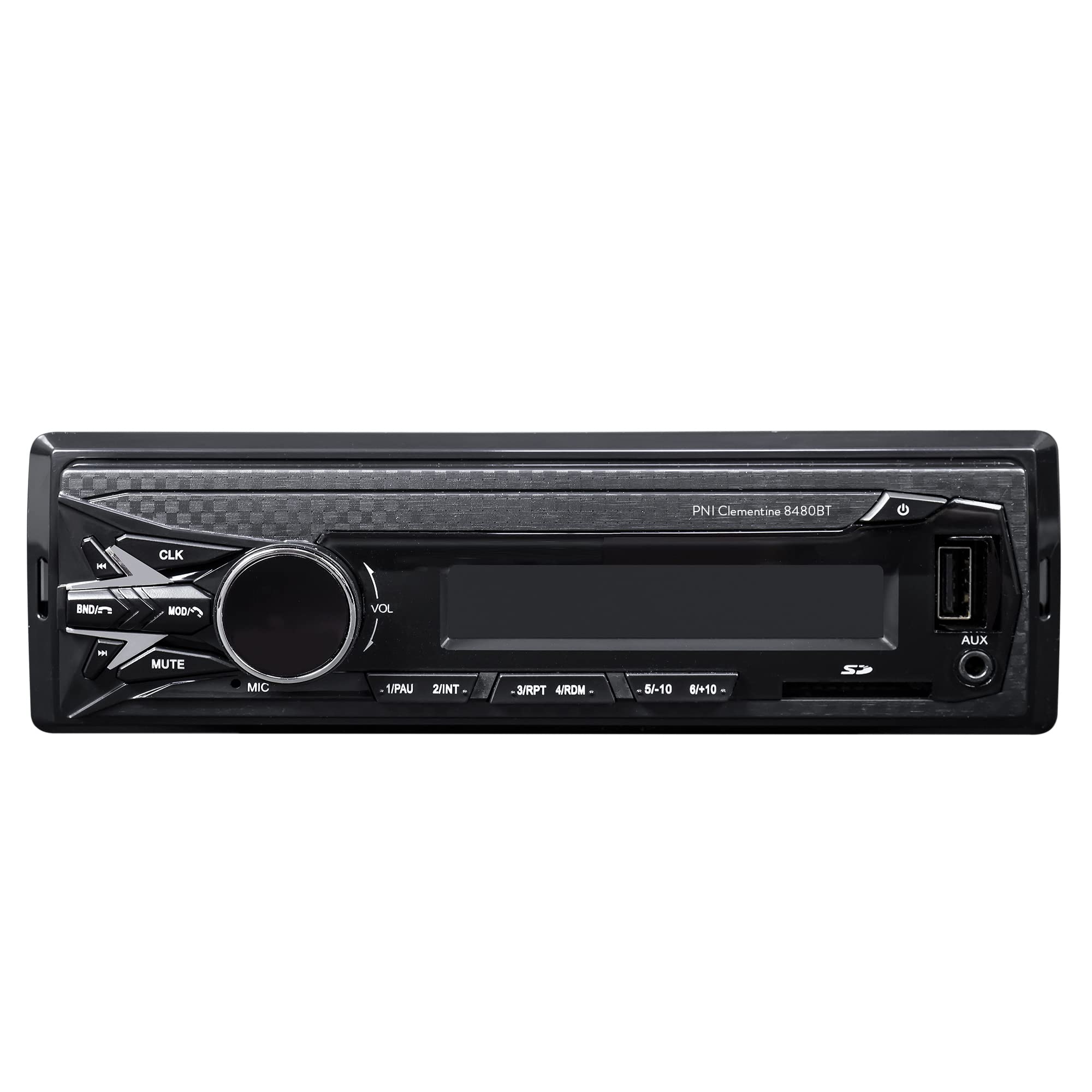 Dab Autoradio MP3 Reproductor de Coche PNI Clementine 8480BT 4x45w, 12 / 24V, 1 DIN, con SD, USB, AUX, RCA, Bluetooth y USB 1.5A para Cargar el teléfono