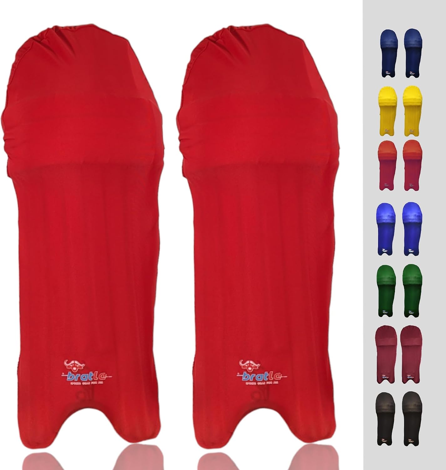 Cricket Batting Pads Covers Color Fit Neatly on Legguards Easily Put On