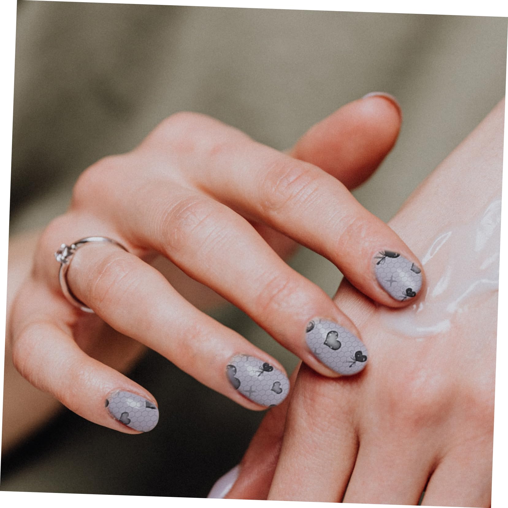 CALLARON 5 Scatole adesivi per unghie manicure Unghia falsa arte rimovibile UV decalcomanie per il trasferimento delle unghie adesivi decorativi per unghie adesivo