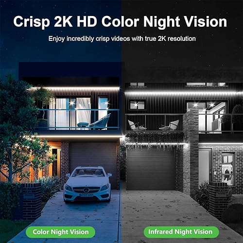 Miniatura 5 de Cámara de seguridad celular 4G LTE para exteriores, sin cámara de seguridad WiFi alimentada por energía solar, cámara de seguridad inalámbrica de