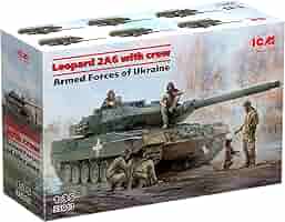 Amazon | ICM 1/35 ウクライナ レオパルド2A6 w/戦車兵