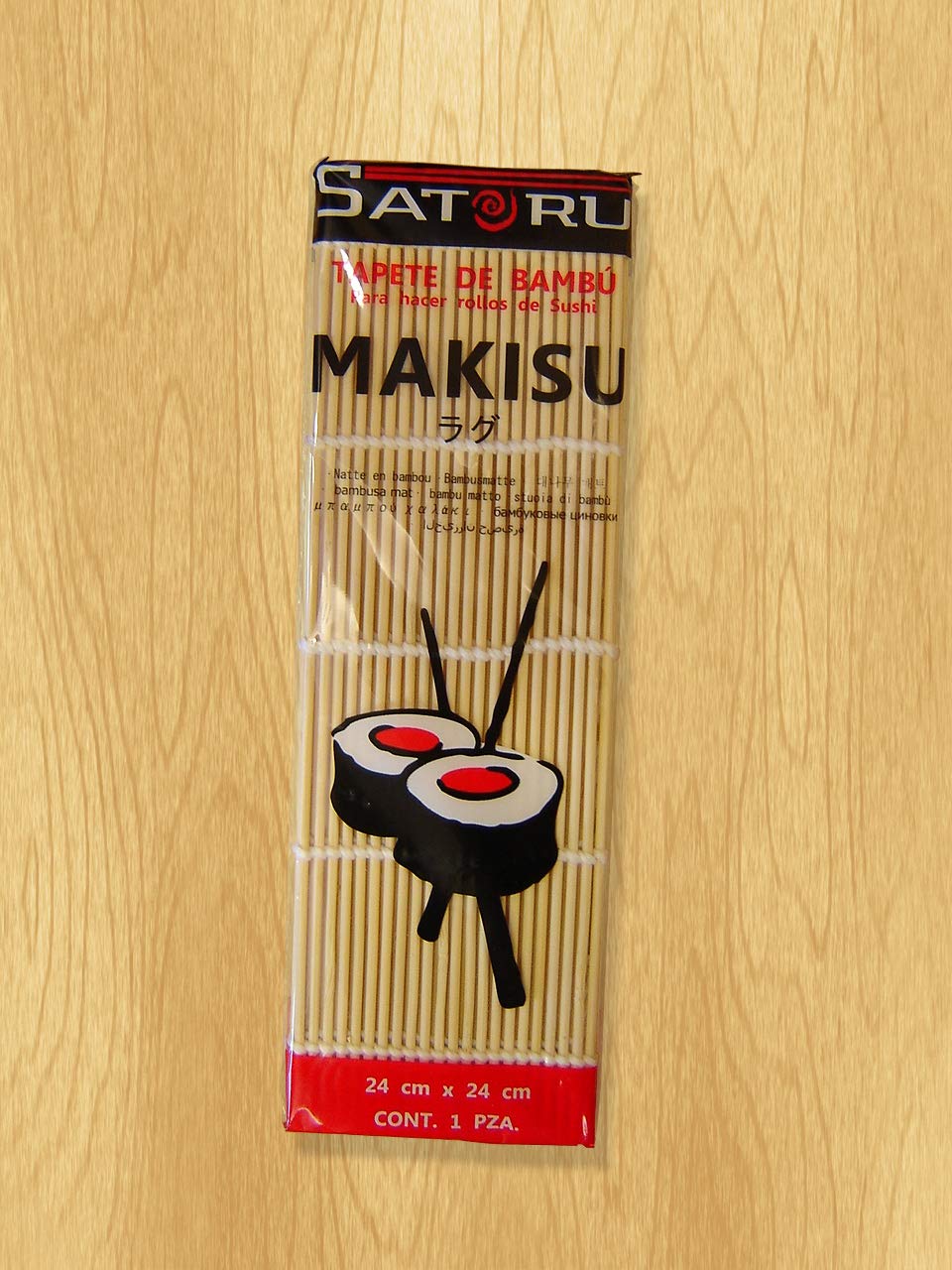 Easy Plants SET OF1 JAPANESE STYLE SUSHI ROLL MAKER BAMBOO ROLLING ROLLER MAT PREPARATION EQUIPMENT 9.5 x 9.5Inch