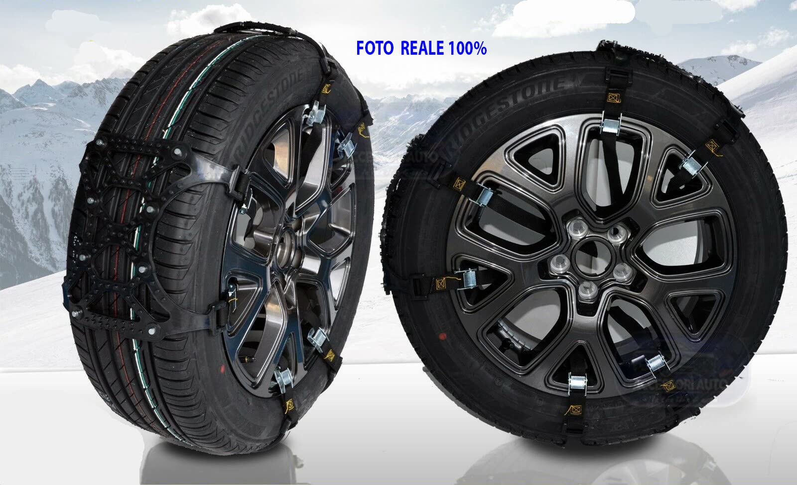 Catene da Neve per auto Fasce da neve Universali dispositivo antislittamento per Fango Ghiaia
