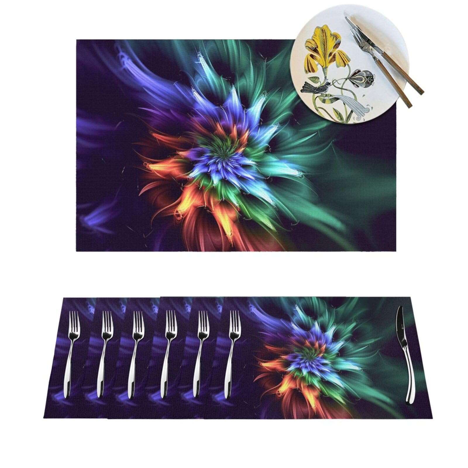 Sets de table tissés antidérapants et résistants à la chaleur