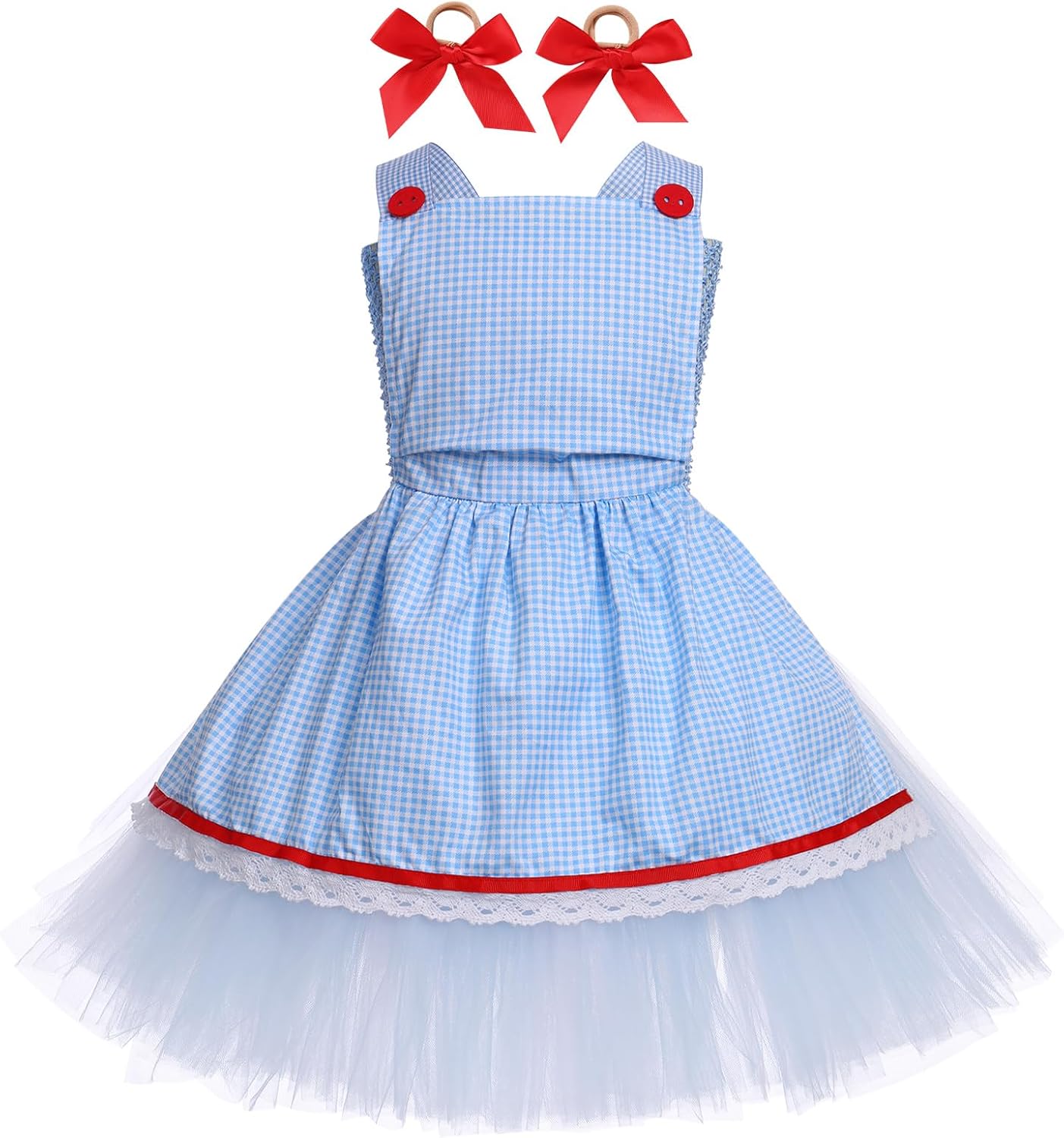 Kids Halloween Costume Girls Spaghetti Strap Layered Tulle Princess Tutu Dress Holiday Cosplay Dress Up Costume