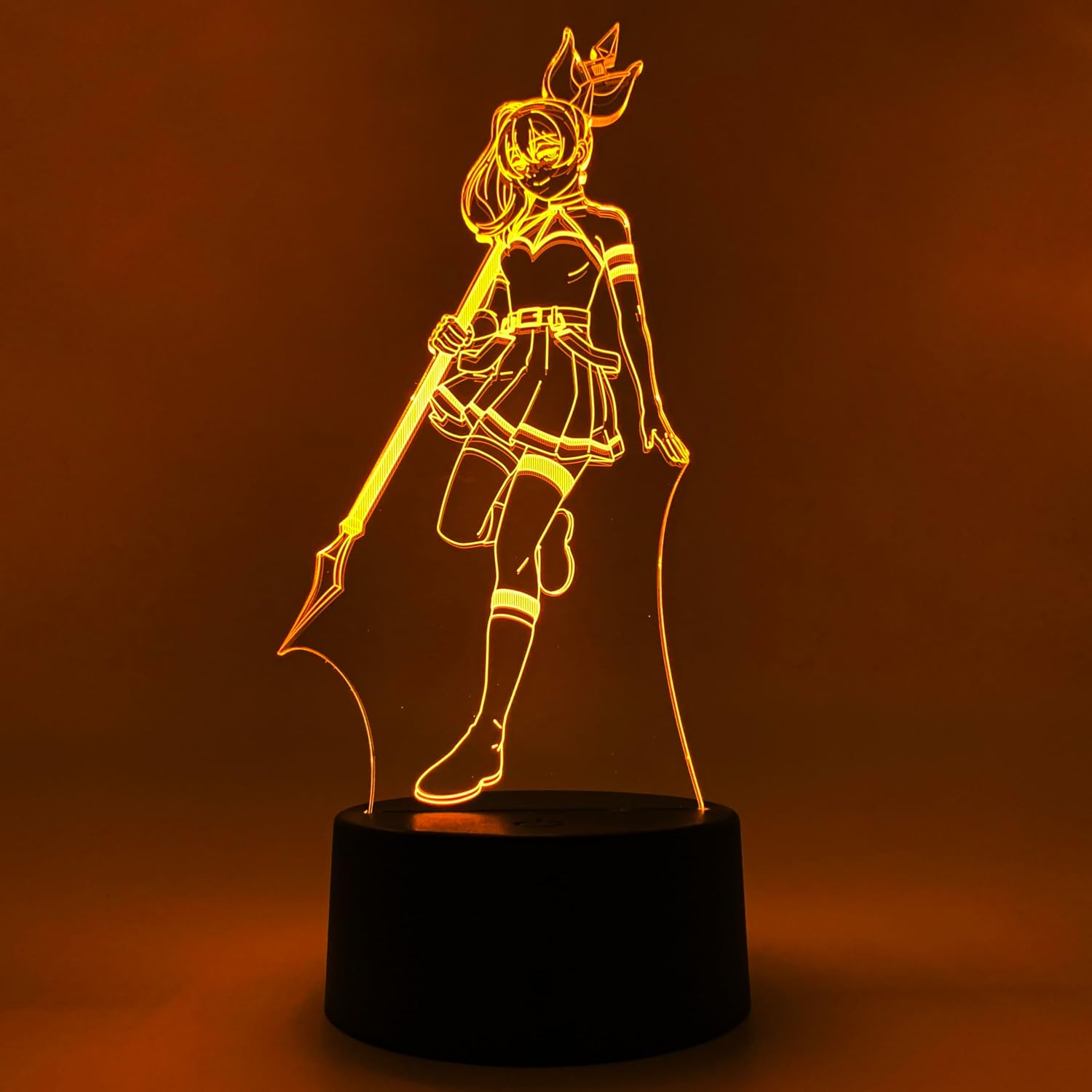 Otaku Lamps Übel Frieren – Anime Night Light, 16 Color RGB LED – Gift for Otaku