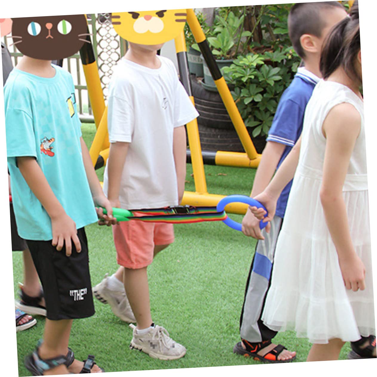 Milisten Children's Safety Walking Rope Ring 6pcs Boys and Girls Leashes for Toddlers 10x10x1cm Boys and Girls Harness Leash Preschool Camping Rope