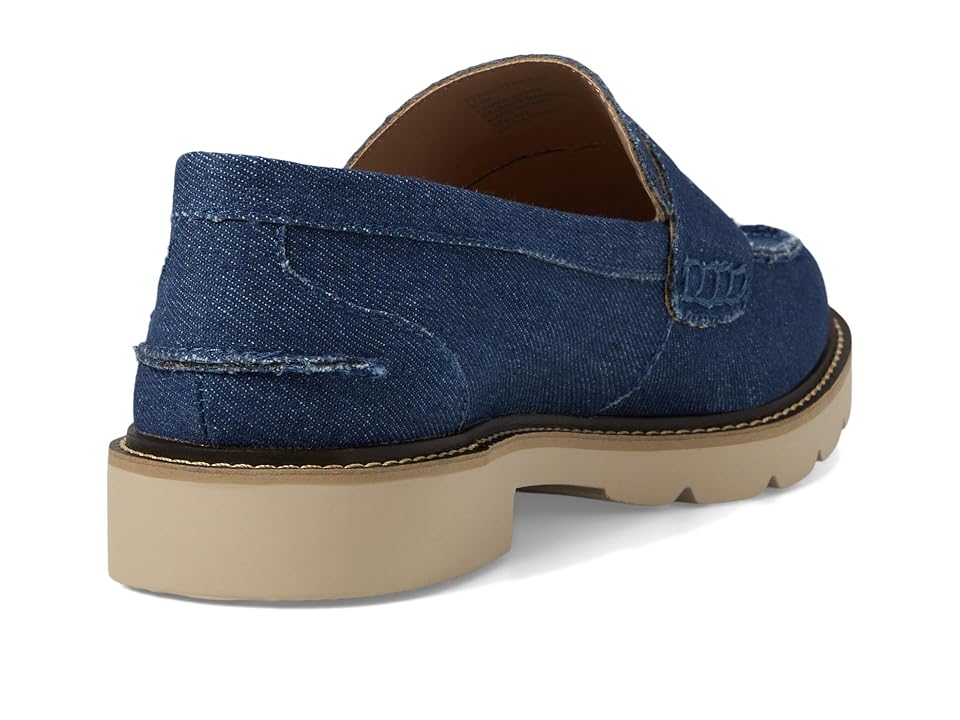 Blondo Women's Penny Waterproof Comfortable Loafer, Denim Fabric, 9.5 M - Image 3