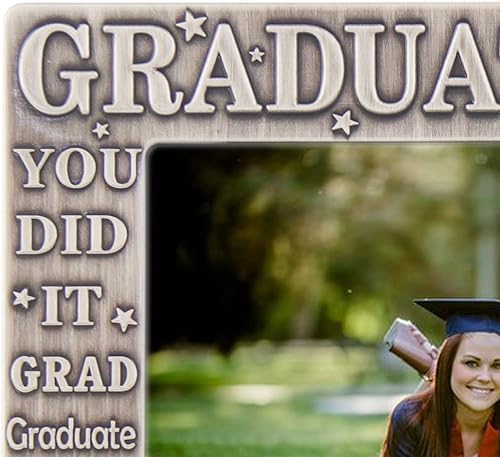 Vista 35 de LASODY Marco de fotos de graduación - Decoración 2025, regalos para él y ella, marco de fotos con borlas