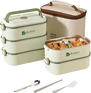 Large Bento Box Adult Lunch Box (74 Oz Large Capacity)