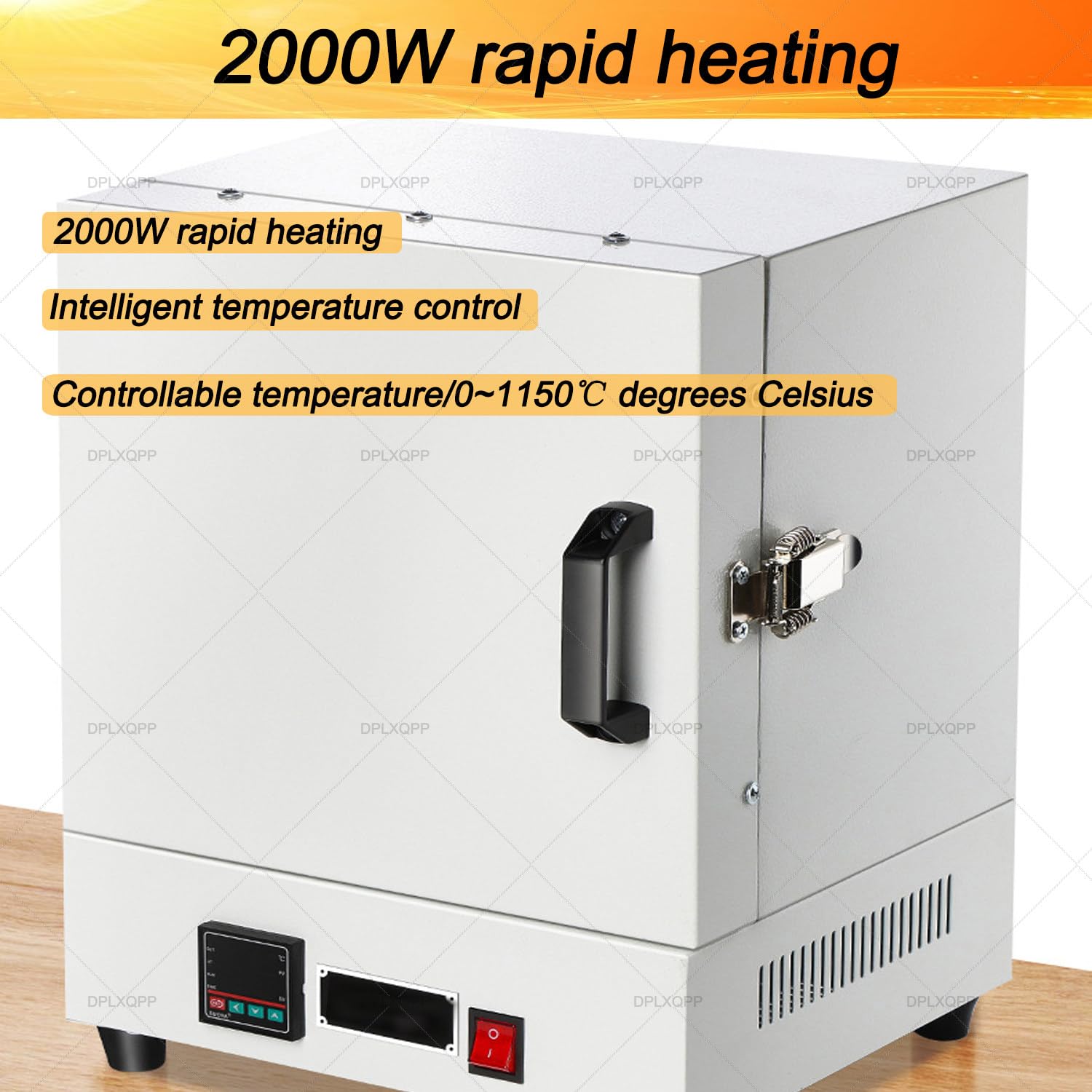 Wysokowydajny Piec Muflowy I Piec Elektryczny O Mocy 2000 W Do Użytku Laboratoryjnego,Zakres Temperatur 0–1150°c Z Precyzyjnym Sterownikiem Cyfrowym,Przeznaczony Do Wyrobu Biżuterii