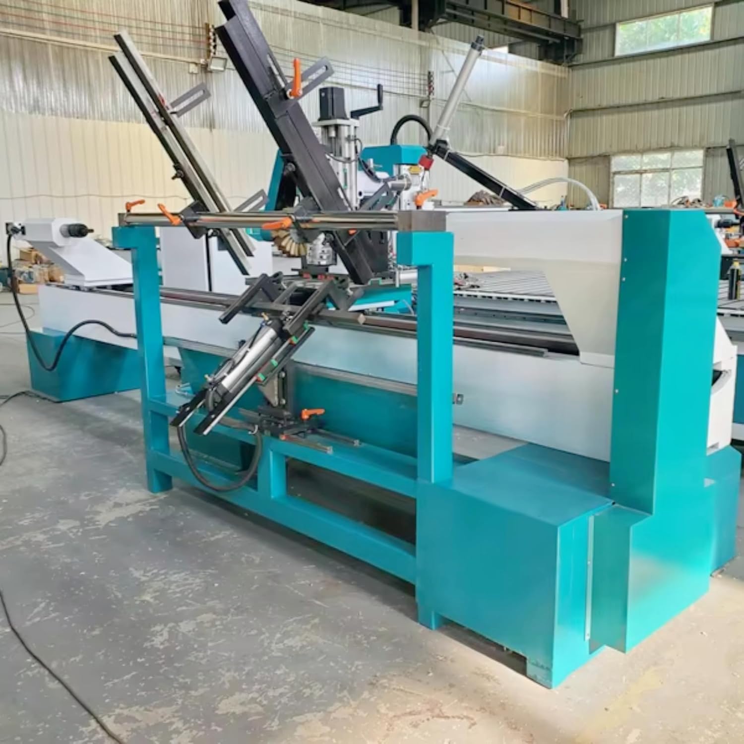 CA-1530 CNC Wood Lathe Machine for Furniture, Automatic Wood Turning Lathe for Table Legs, Curved & Irregular Pillars, Multi-Spindle Heavy Duty Woodworking Lathe