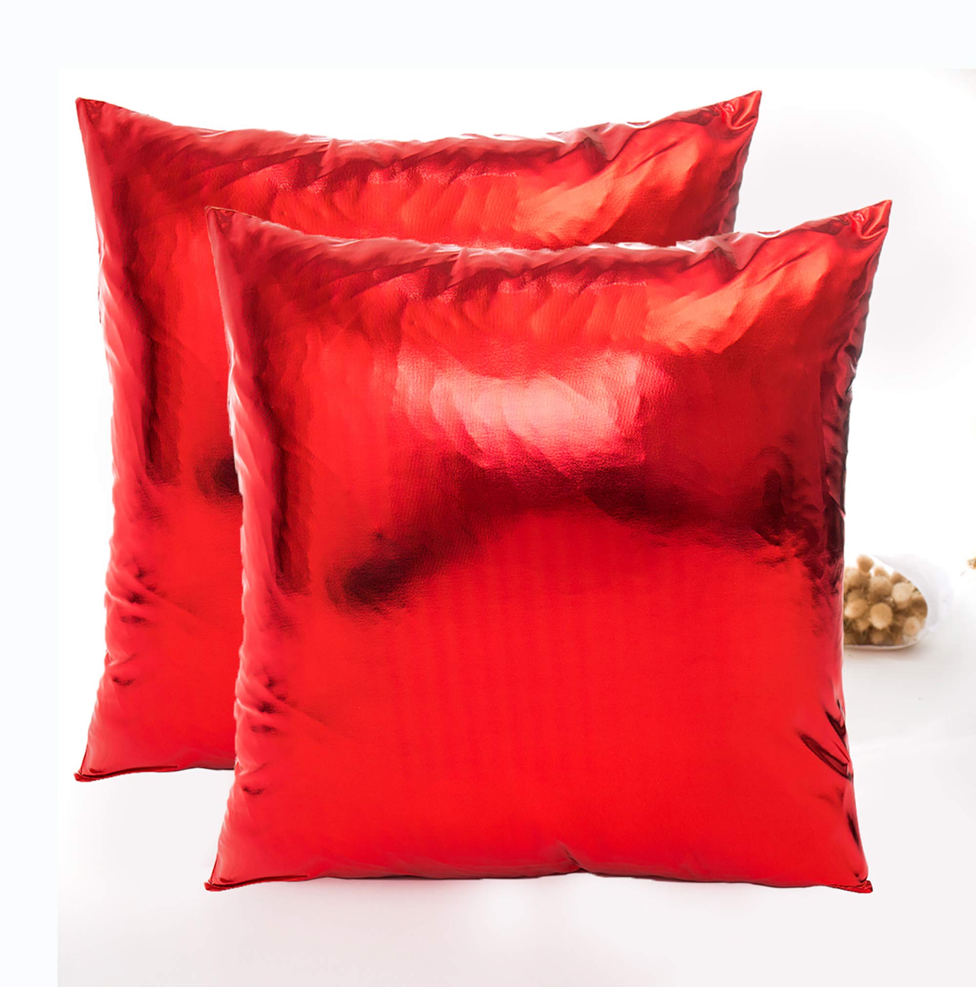 Amazon.co.jp: LiiZee 装飾用クッションカバー モダンメタリック