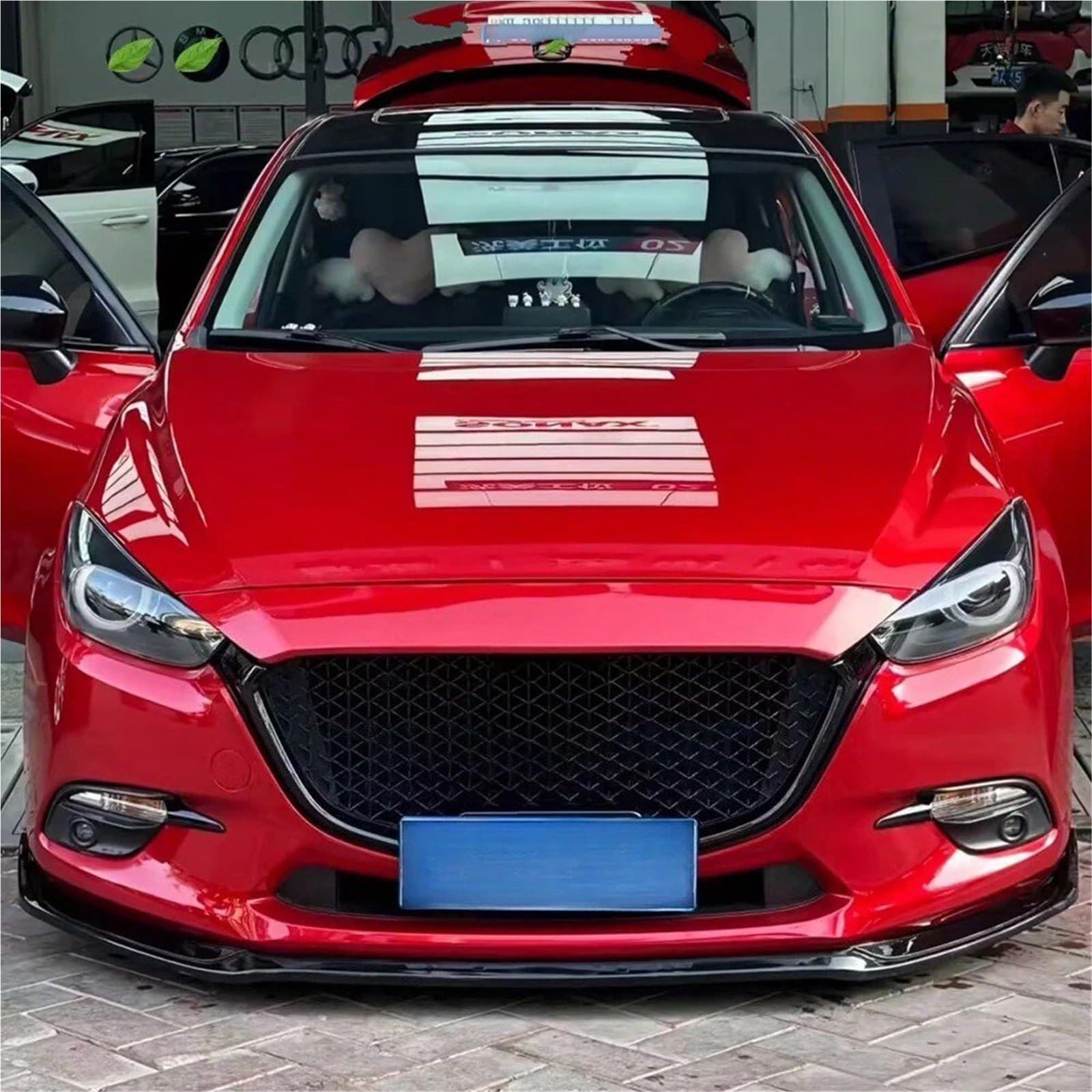 Calandre Sport Pour Mazda 3 Pour Axela 2014-2019 Calandre Pare-chocs Avant