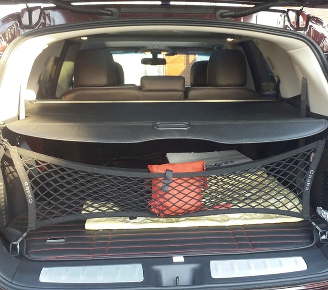 Envelope Style Trunk Cargo Net Mesh Storage Organizer Compatible with Subaru Outback