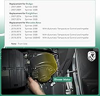 Vista 2 de YHTAUTO Motor de ventilador de calentador de aire acondicionado con montaje de jaula de ventilador de repuesto para Mercedes-Benz Sprinter 2500 3500