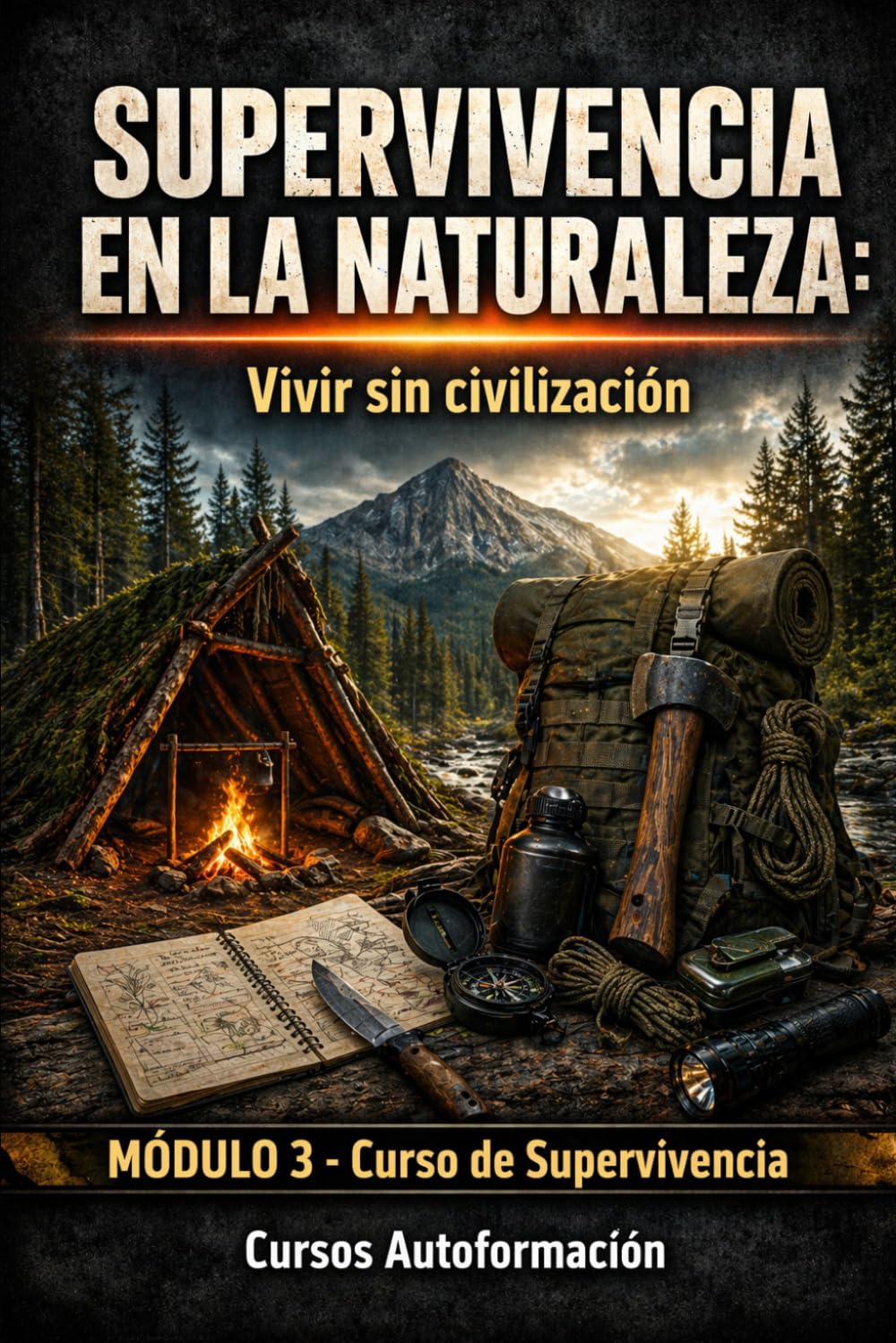 SUPERVIVENCIA EN LA NATURALEZA: Vivir sin civilización: Curso de Supervivencia (MÓDULO 3)