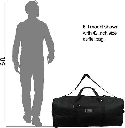 Miniatura 9 de Bolsa de viaje de alta resistencia para equipos equipo de viaje bolsa de techo Negro 42 pulgadas Básico