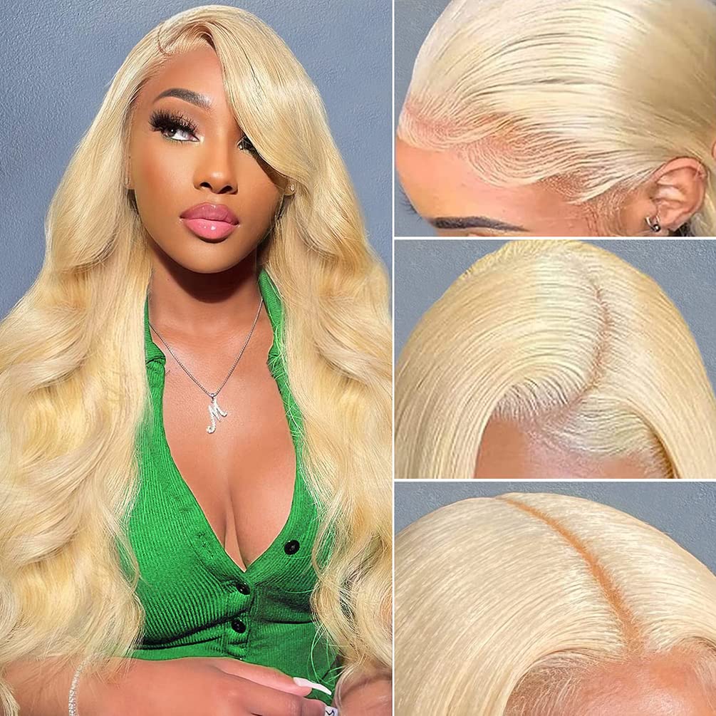 3BUNDLES OF 613 BRAZILIAN BLONDE  100%VIRGIN HAIR Amazon.com : Sent Hair 613 Bundles Blonde Human Hair 3  main image 2