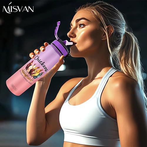 Vista 9 de Botellas de agua de 32 onzas, con marcador de tiempo, botella de agua reutilizable, botella de agua deportiva, botellas de agua de plástico, botella