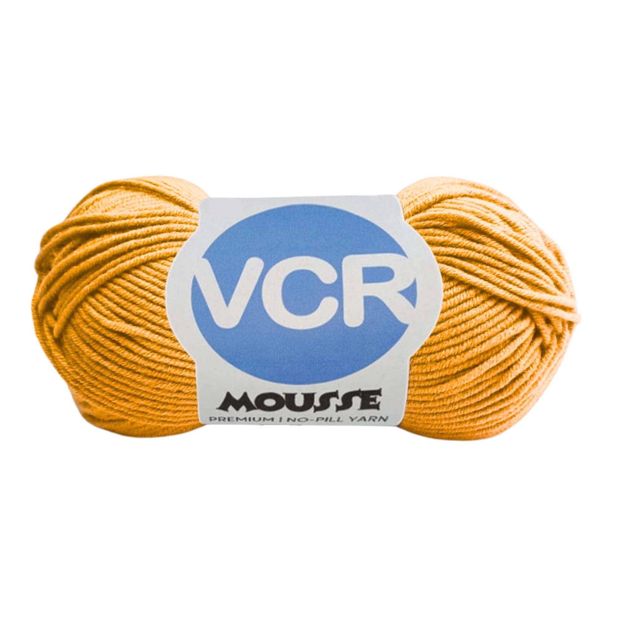 VCR 4ply Ladoo Yellow Yarn, 100 Grams Hank, 190 Meters Length, Acrylic Ball for Crochet and Knitting, Soft Crosia Threads, Pack of 1 Yarn, Suitable for DIY Crafts