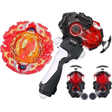 Revive Phoenix Beyblades: B-184 LR Bay Blades Prominence Phoenix Launcher Set