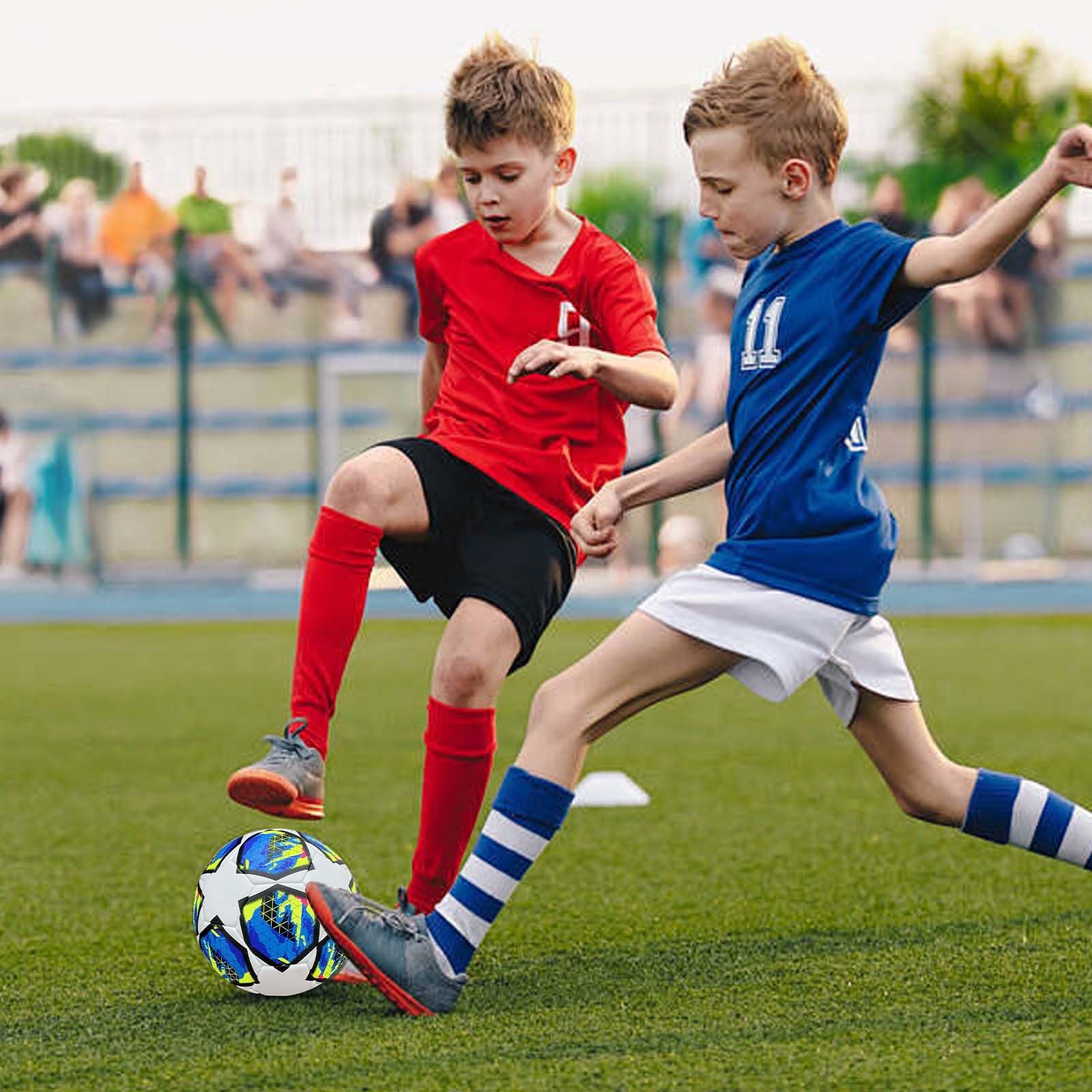 2024 League Football, League Ball 2024, Fußball Champions, Fußball Fanartikel Fußballliebhaber Geburtstagsgeschenk Regulär Nr. 5 Ball, Kinder Leichter Trainingsfußball für Jungen/Mädchen