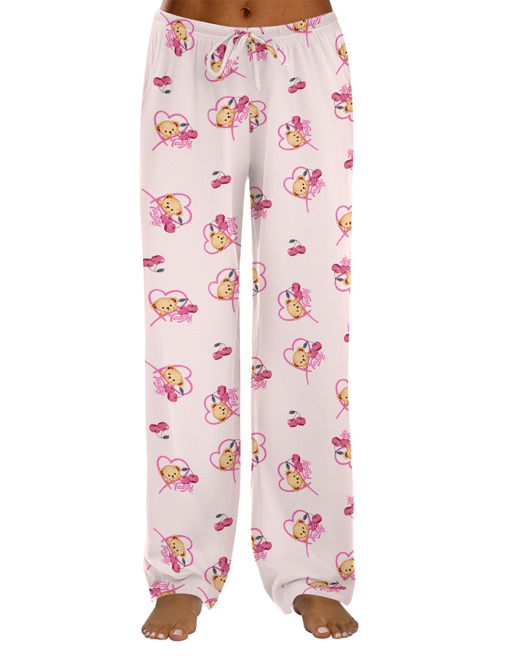 Ekouaer Women Pajama Pants Comfy Pj Bottom with Pockets Stretch Plaid Sleepwear