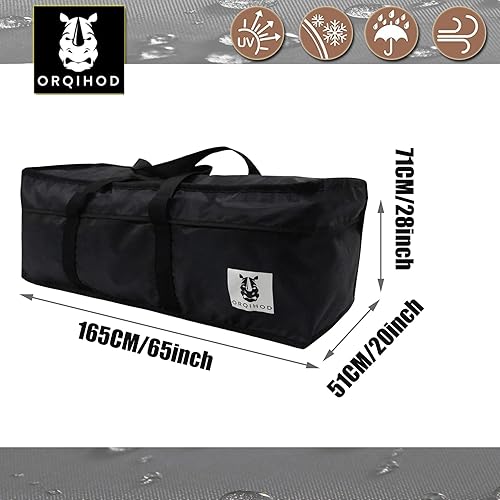 Miniatura 9 de Bolsa de almacenamiento de cojines para exteriores, impermeable, bolsa extra grande para cojines de exterior, 420D resistente, bolsas de