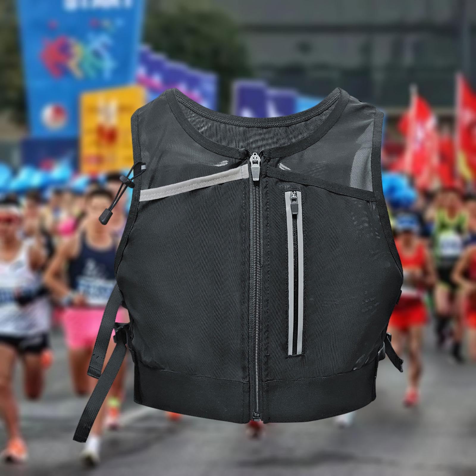 Generic Gilet Da Corsa con E Tasca a Rete per Adulti, Ideale per La Corsa Notturna.